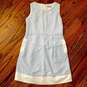Gabby girls blue pocket dress sz 7
